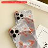 2DFlat Pink Koi Fish & Lotus Water Art Phone Case All inclusive film hard phone case, compatible with iPhone 18 Pro Max 17 16 15 14 13 12 11