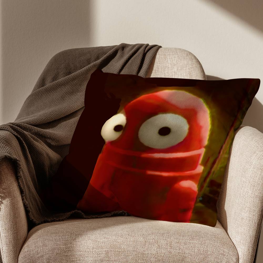 Game CUTE REPO Pillow Case Antidustmite Pillowcase Invisible zipper silky short plush Sofa cushion cover