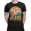 Novelty Jesus Has Your Back Brazilian Jiu Jitsu T Shirt Unisex Cotton Short Sleeve  Crewneck Summer Tops Shirts