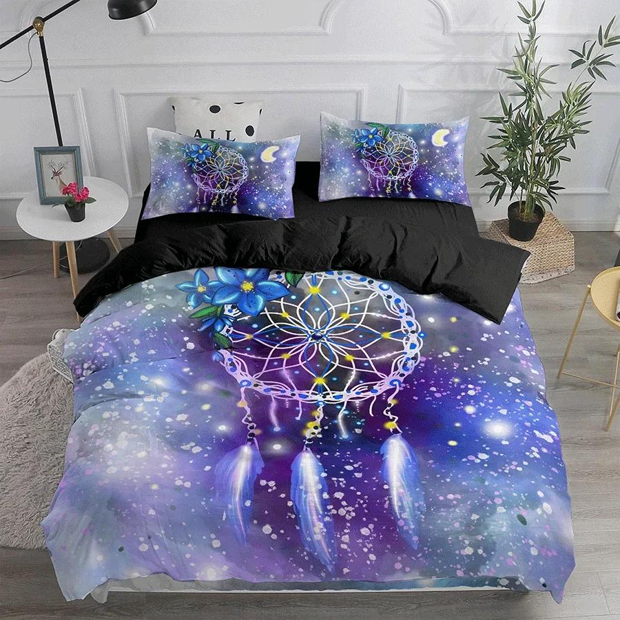 Povlečení lapač snů Elegantní český povlak na přikrývku Queen 240x220 Etnický povlak na přikrývku Single Double King