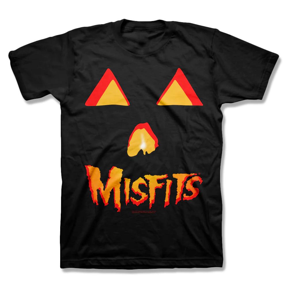 Vtg Misfits Band Happy Halloween Cotton Black Full Size Unisex Shirt CM497