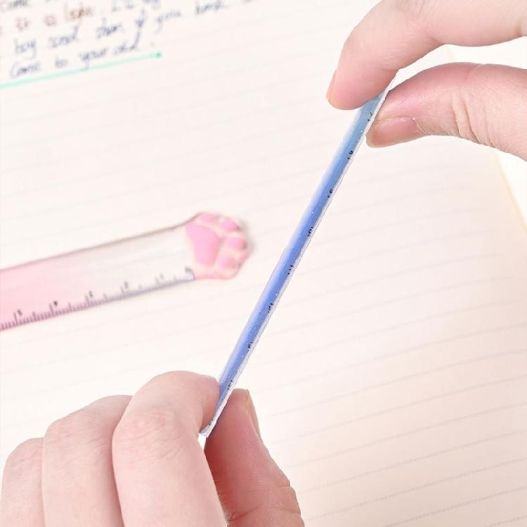 Plastic Straight Ruler Measuring Range 0-15cm for DIY Scrapbooking Drafting