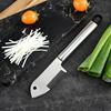 Stainless Steel Scallion Slicer & Vegetable Cutter with Ergonomic Handle Rust-Resistant Precision Shredder Kitchen Tool for Salad Garnish Stir Fry