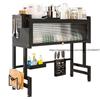 Multi-Functional Kitchen Sink Countertop Organizer Dish Drying Rack with Water Drainage Space-Saving Storage Essential