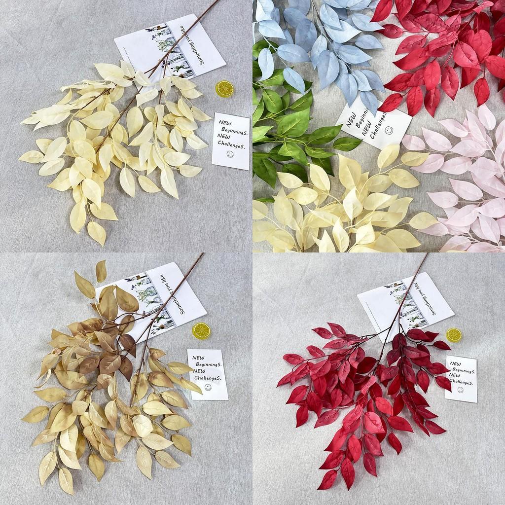 Lifelike Silk Millennium Leaf Artificial Plant For Hotel Wedding Decor Photo Props