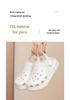 Women's Trendy Non-Slip Odor-Resistant Closed-Toe Summer Crocs with Thick Soles for Casual Outdoor Wear