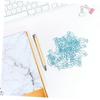 NUOBESTY Paper Set of x x Animal Document Stationery Fish-Shaped Clips, Metal, 30, 1.18 0.67 0.08 inches, Blue, Design, Organizer, Office, School,