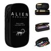 Alien Romulus Print Xenomorph Pencil Case Pencilcases Pen Holder Student Big Capacity Bag School Supplies Cosmetic Accessories