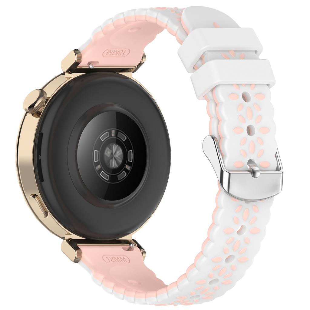 20mm silikonový řemínek pro Samsung Galaxy Watch7 44mm/6/5/4/4 Classic se vzorem slunečnice, dvoubarevný řemínek k hodinkám