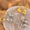 Titanium Steel Baroque Earrings Women Luxury Pendant