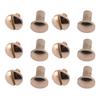 20 Sets Book Binding Screws Curved Chicago Screws Assorted Kit for DIY Leather Craft Belt Bag Shoes Purse 8 X 5mm 8 X