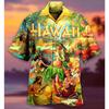 Summer Hawaiian  Shirts Men's Harajuku Vintage Oversized Clothing Beach Prom Print Tops Unisex Fashion Short Sleeve