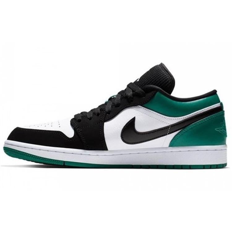 New JORDAN 1 Low White Black Mystic Green 553558-113