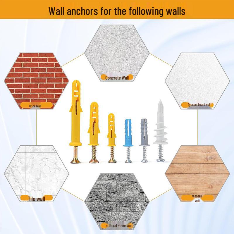 160-Piece Drywall Mounting Kit with Anchors and Screws