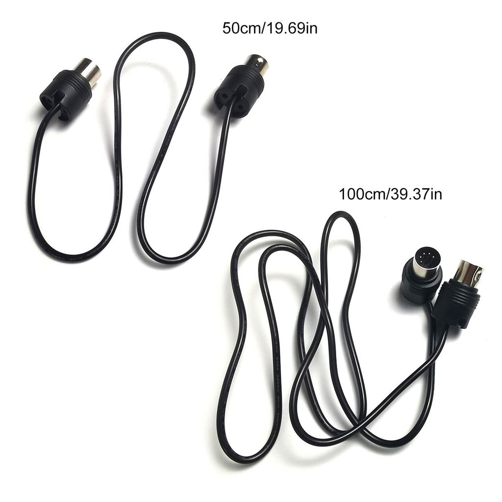 Male to Male Cable 5 Pin 360 Degree Electric Piano Keyboard Effector Sound Card Transmission Extension Cord Cable Plug