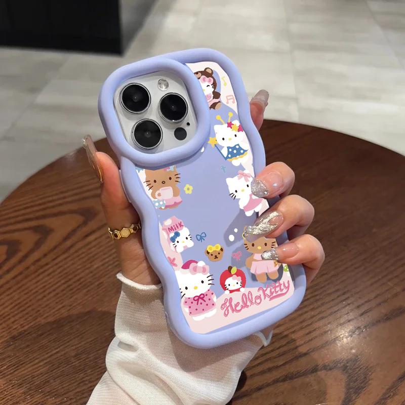 Sanrio Lovely Hello Kitty Cover For OPPO Realme C85 Pro 15 14 Pro C75 C67 C63 C55 C35 C53 C65 C51 C61 Note 70 60 5G Phone Case
