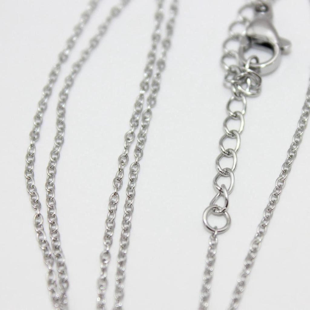 Used Good Condition Tiffany & Co. Tiffany Round Tag Silver Necklace
