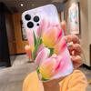 Phone Case For Iphone 17 Pro Max Air 17 16 15 14 13 Pro Max 15Plus 15 16 Pro Tulips Flower Spring Field Red Pink Purple