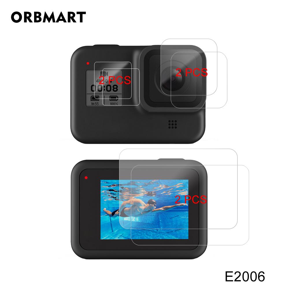 Ochranné tvrzené sklo pro GoPro Hero 8 Černá Ochranná fólie na objektiv pro Gopro8 Go pro 8 Příslušenství fotoaparátu