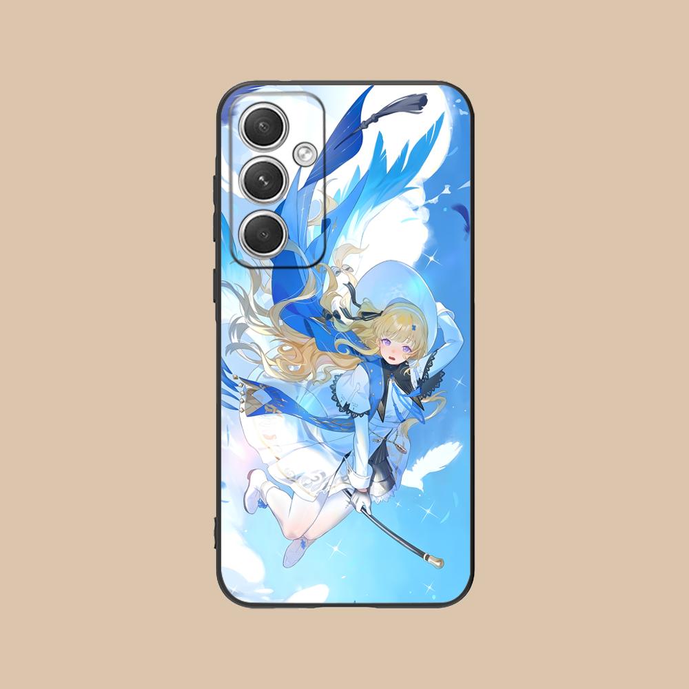 Wuthering Waves Phoebe Phone Case for Samsung Galaxy S26 S25 S24 S23 S22 S21 S20 Note20 Plus FE Ultra Colorful Cover Cellphones