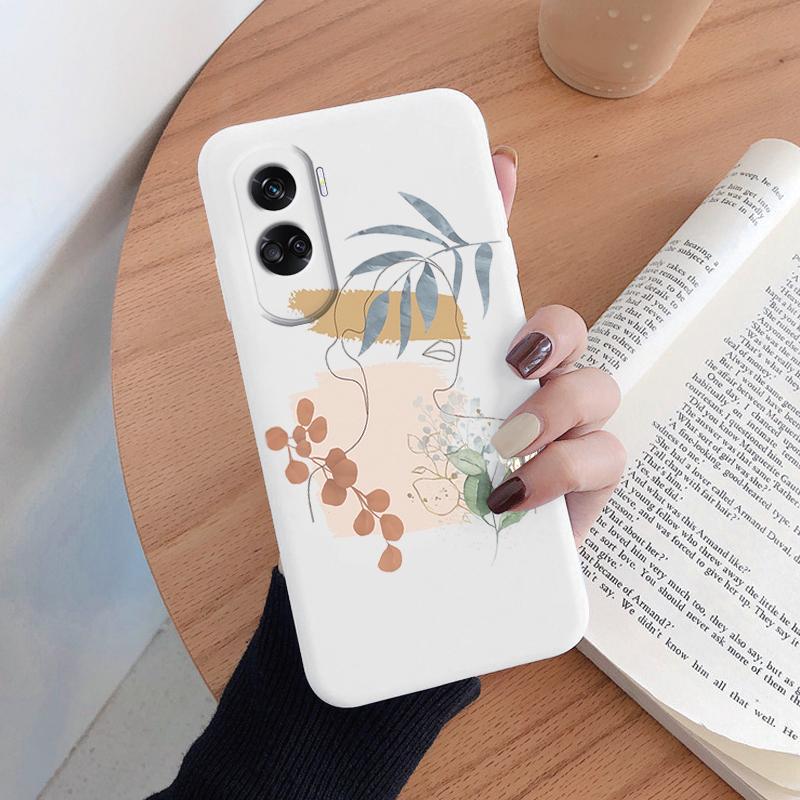 For Honor 90 200 Pro 400 Lite Phone Case Fashion Leopard Print Back Cover Soft Silicone Shockproof Fundas Coque Shell Couple TPU