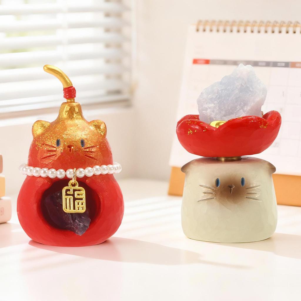 Cat PAI Good Luck Energy Figure - Trendy Home & Desktop Decoration