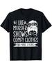 I Like Murders Shows Comfy Clothes And 3 People T-Shirt.Jpg