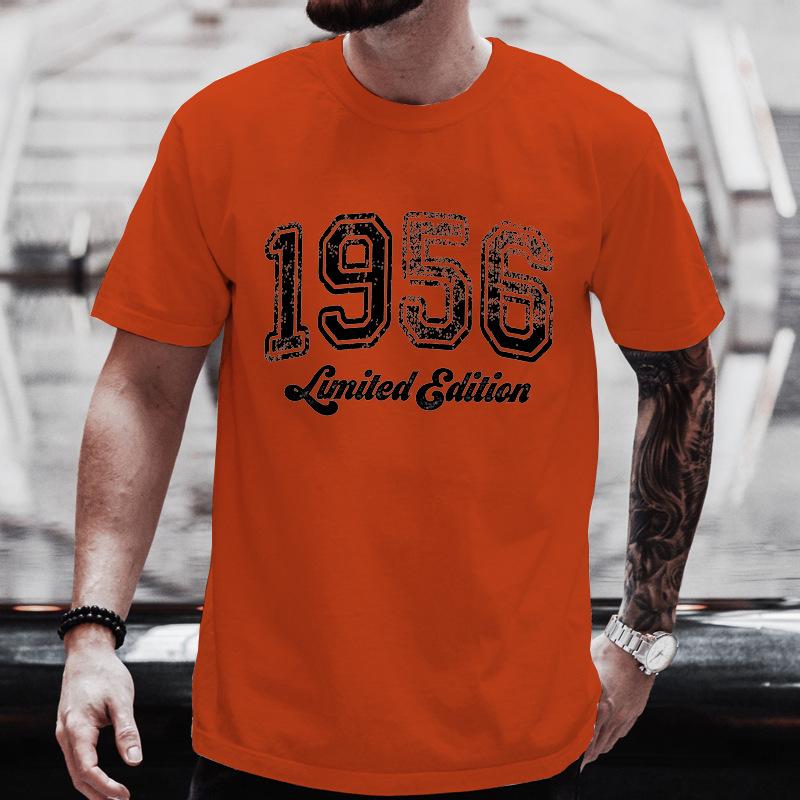Vintage 1956 Birthday TShirt Birthday Shirt Funny Retro Limited Edition Tee Tshirt for Unisex Tee Tops Short Sleeve Unisexs Clothing