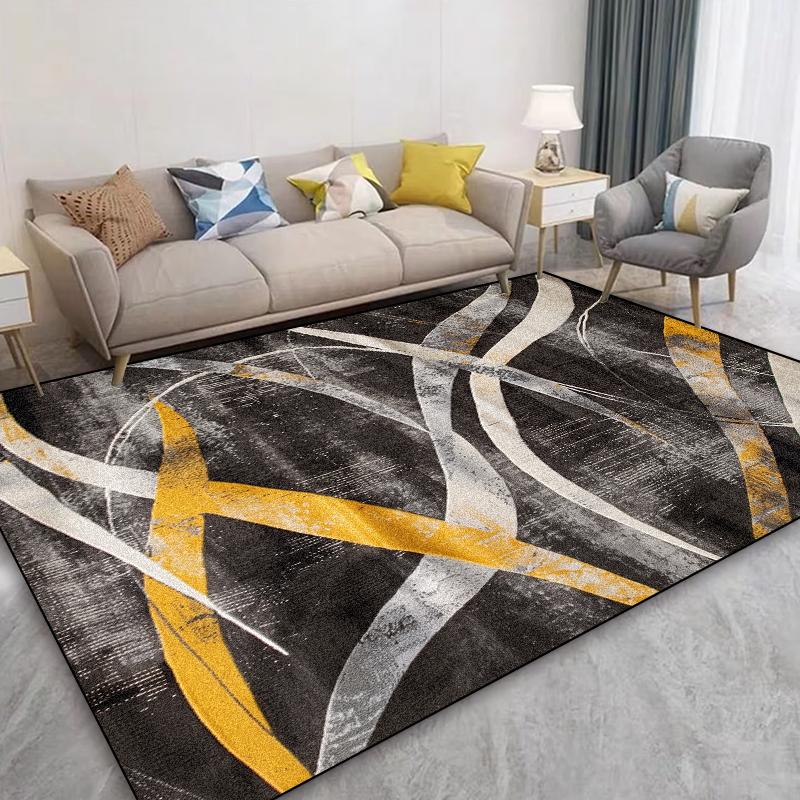 Nordic Style Abstract Rugs for Living Room Decoration Large Area Carpet Non-slip Bedroom Lounge Rugs Washable Coffee Tables Mat