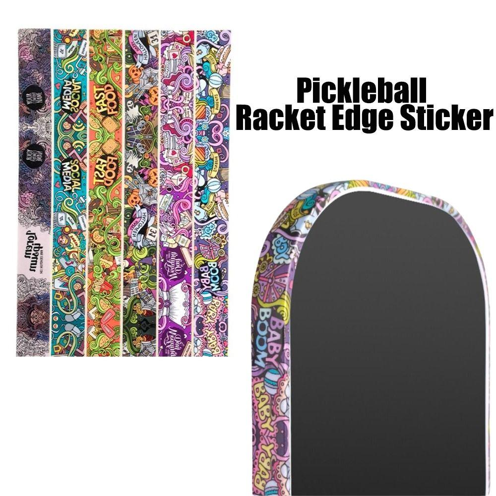 16mm Pickleballová raketa Rám Ochranná páska Graffiti styl Hlava pádla Hrana Páska Trénink