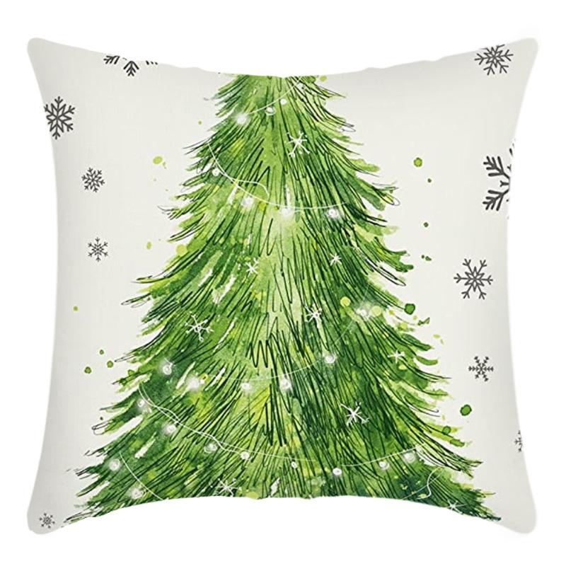 Christmas Nordic Style Santa Claus Pillowcase Home Sofa Cushion Car Cushion Cartoon Christmas Pillowcase