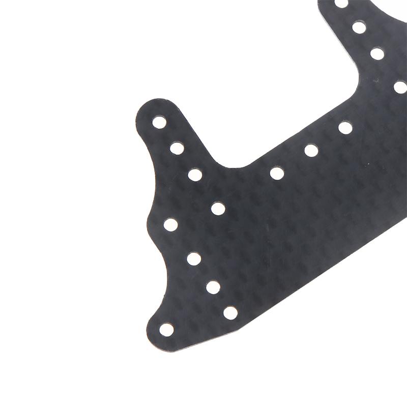 2/4Pcs Not Typing 1.5Mm 95125 Hg Carbon Fibre Large Area Rear Brake Stay Fully Cowled For Tamiya Mini 4Wd Car