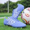 Men ‘S Football Shoes Outdoor Sneakers Children Spike Football Shoes Non -Slip Spike Competitive Sports Training