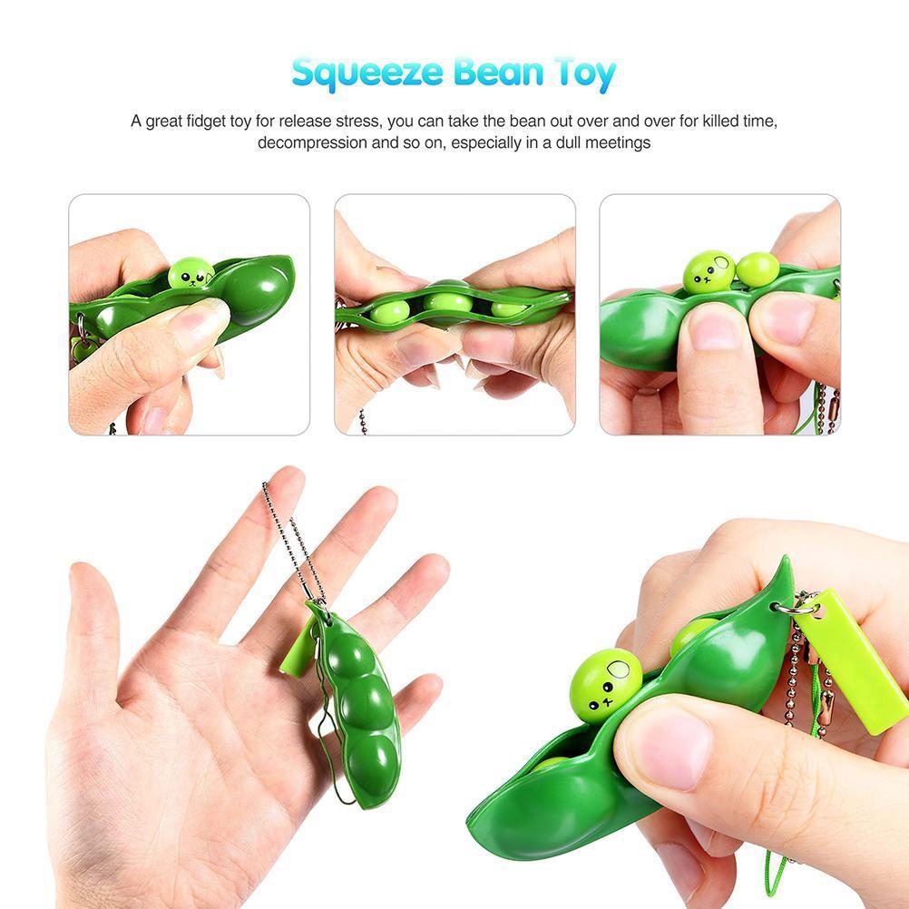 Christmas Gift Stress Relief Toy Set Squishy Toys for Anxiety Relief Random Color Accessories and Bag