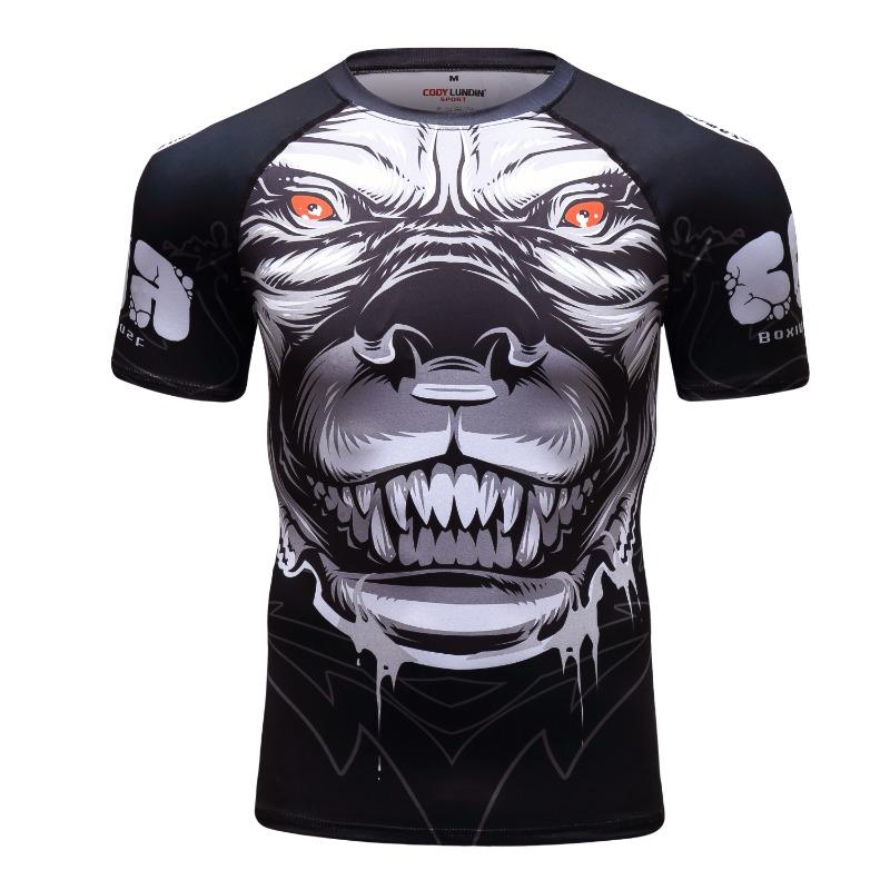 Sportbekleidung Bjj Rash Guard Grappling Brazilian Jiu Jitsu Erwachsene Herren Nogi No Gi Bjj Jiu Jitsu MMA Rash Guard Bjj Laufshirt