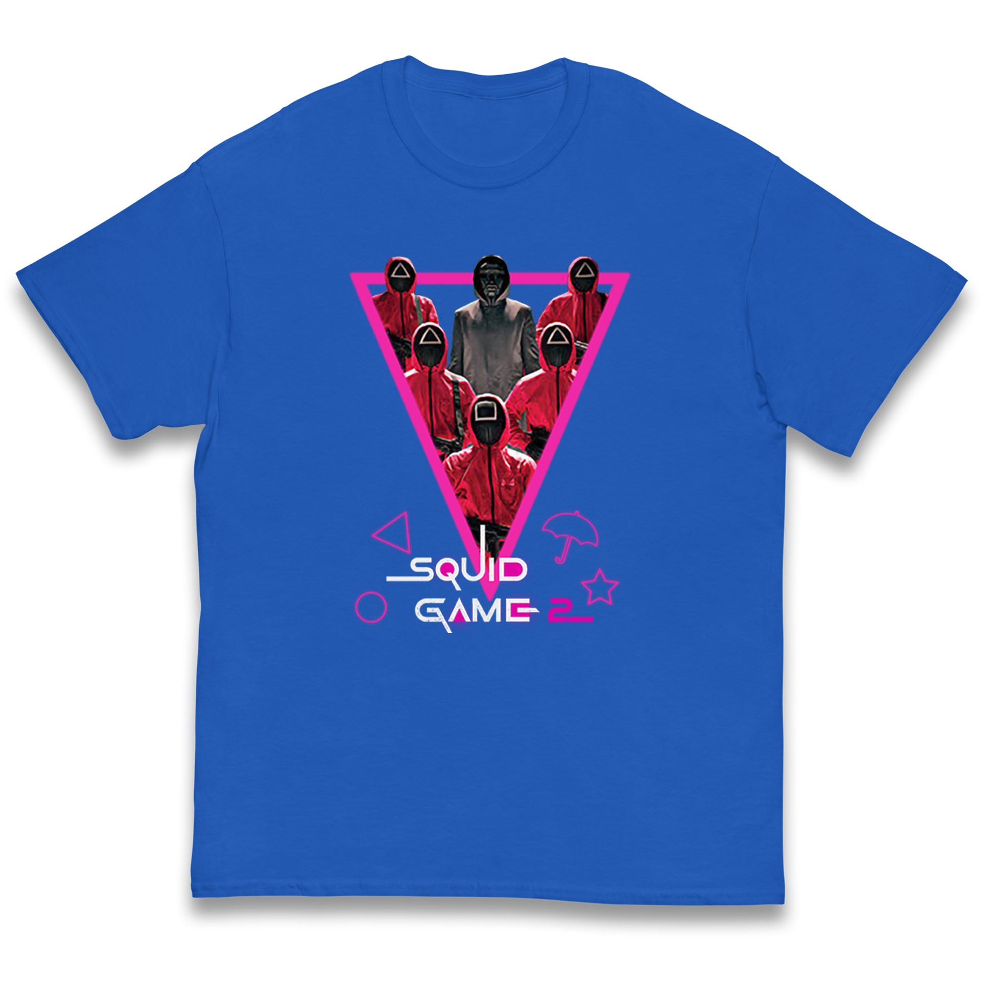 Squid Game Guards And Front Man kids T Shirt 130