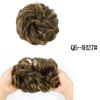 MISS WIG Straight Donut Chignon Hairpieces Synthetic Ombre Elastic Chignon Fluffy Messy Scrunchies Hair Bun for Women