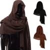 Half Cape Medieval Pirate Cosplay Cape Vintage Hood Halloween Masquerade Cape  Halloween Cosplay