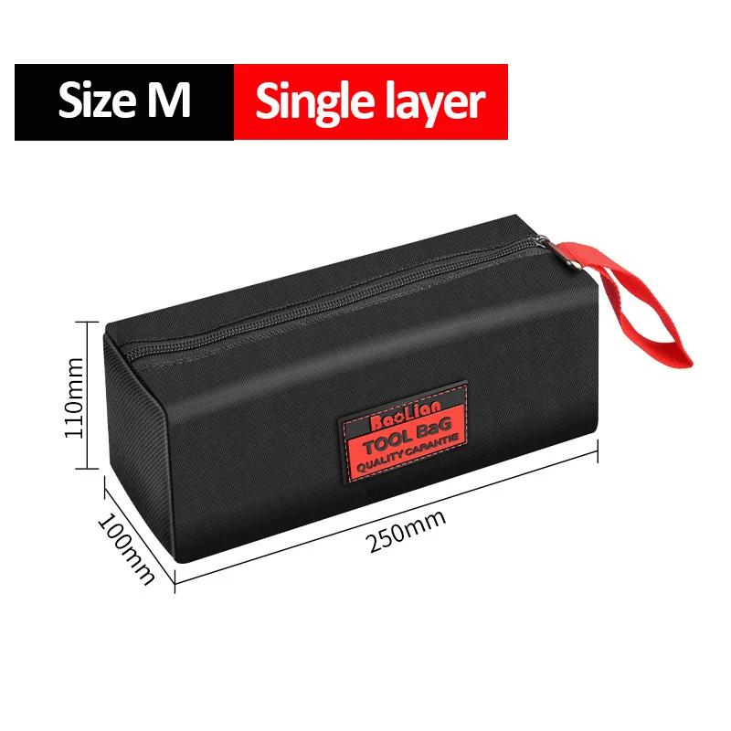 

Большая/маленькая многофункциональная сумка для инструментов, водонепроницаемая износостойкая прочная сумка из ткани Оксфорд 1680D, портативная сумка для хранения инструментов