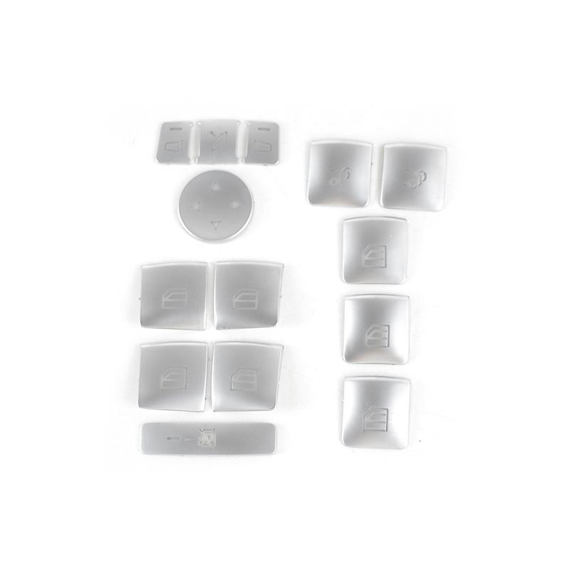 For Mercedes Benz A B C E G Class CLA GLA GLE GLS CLS GLK ML Car Door Armrest Window Glass Lift Buttons Cover Sequ Decoration