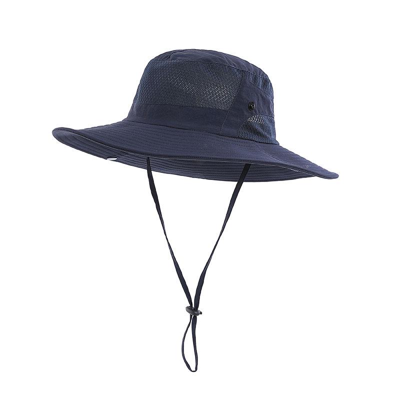 Men's Wide-Brim Sunshade Hat - Anti-UV, Outdoor, Summer, Mountaineering, and Fishing Hat