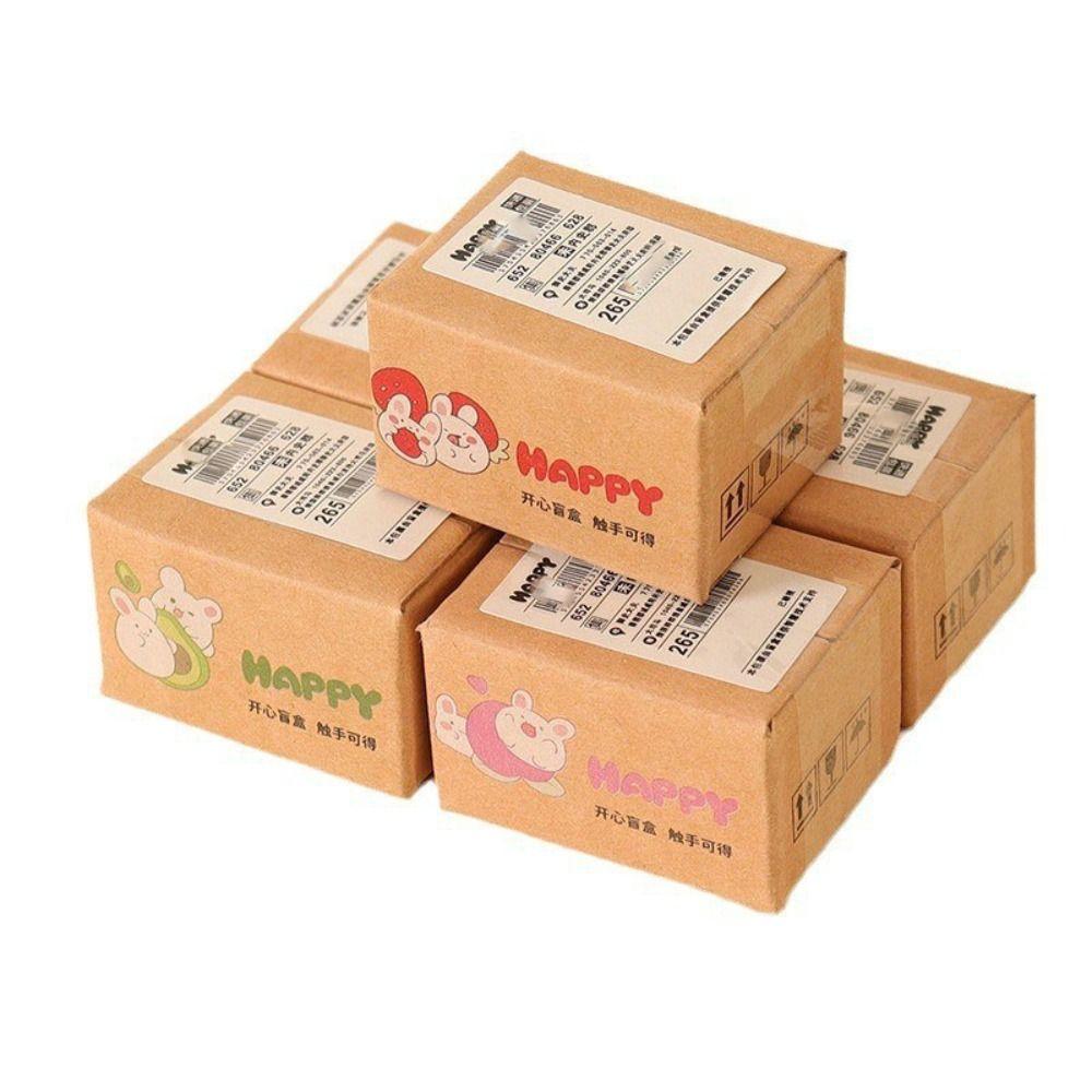 5Pcs 6 Styles Carton Express Box 1:12 Doll House Decor New Decor Toy  Dollhouse Decoration