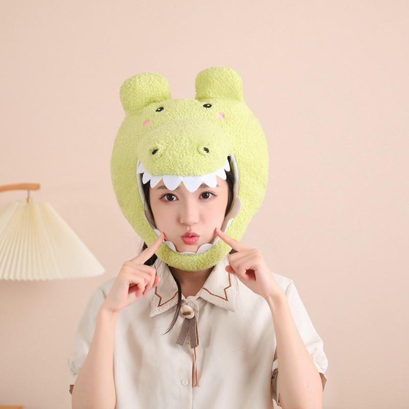 Cute Crocodile Hood Hat, Photo Props, Cartoon Hood, Photo Props, Performance Props