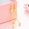 Elegant Gold Star Tassel Earrings: Vietnamese Simplicity Meets Korean Style
