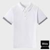 British Style Summer School Uniform Polo Shirt for Primary & Secondary Students - Breathable & Short-sleeved