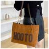 College Students In Class Shoulder Canvas Bag Large Bag Women's Large Capacity New Spring Commuter Tote Large Bag Women's Bag