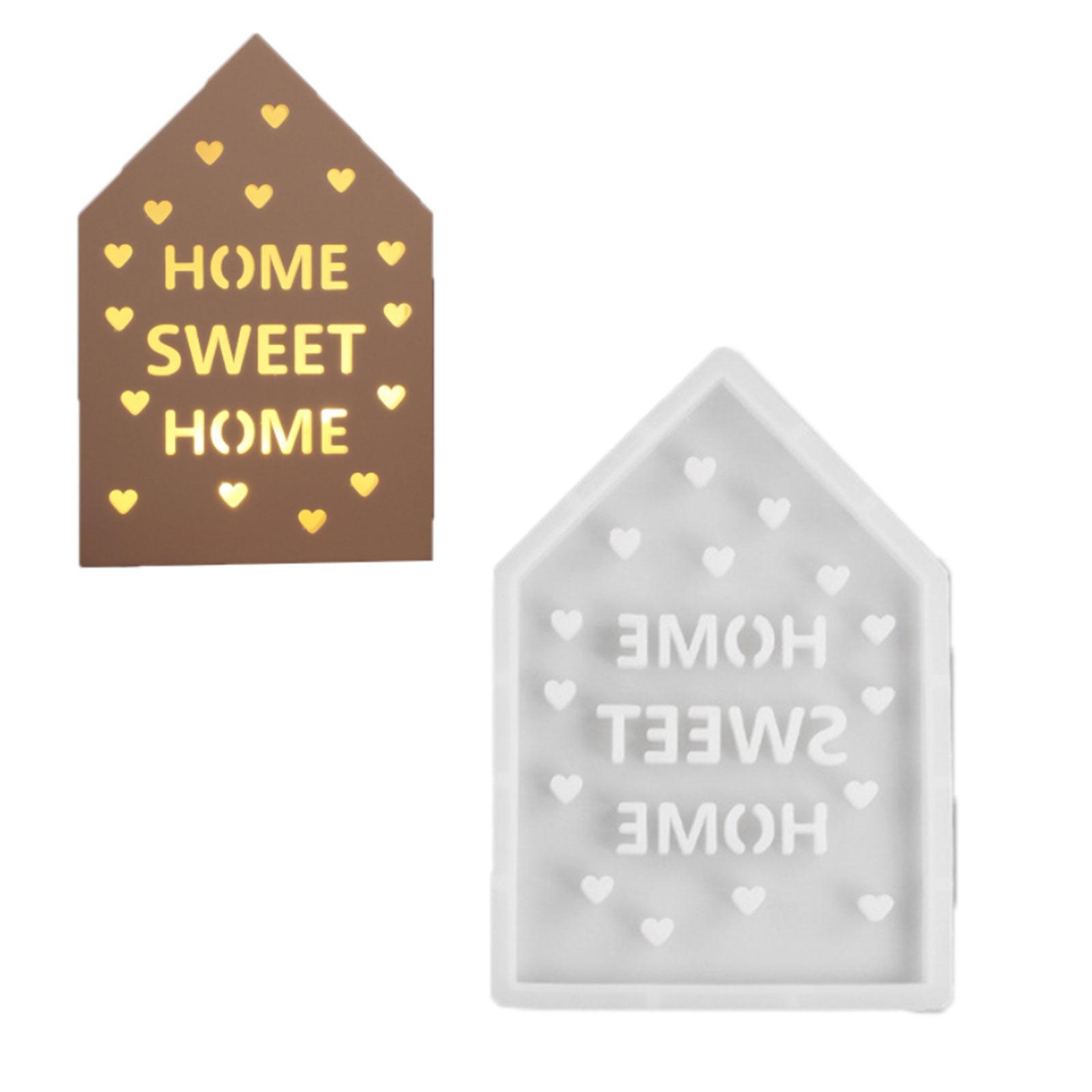 

Формы для литья ручной работы Силиконовые формы Love House Комбинированные формы для литья Декоративные штукатурные формы Формы из эпоксидной смолы 4