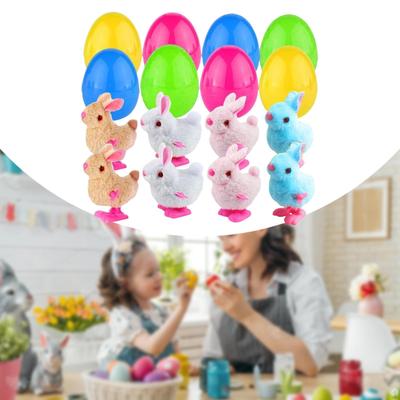 Easter Eggs with Plush Bunny Toys And Stuffed Rabbits for Kids