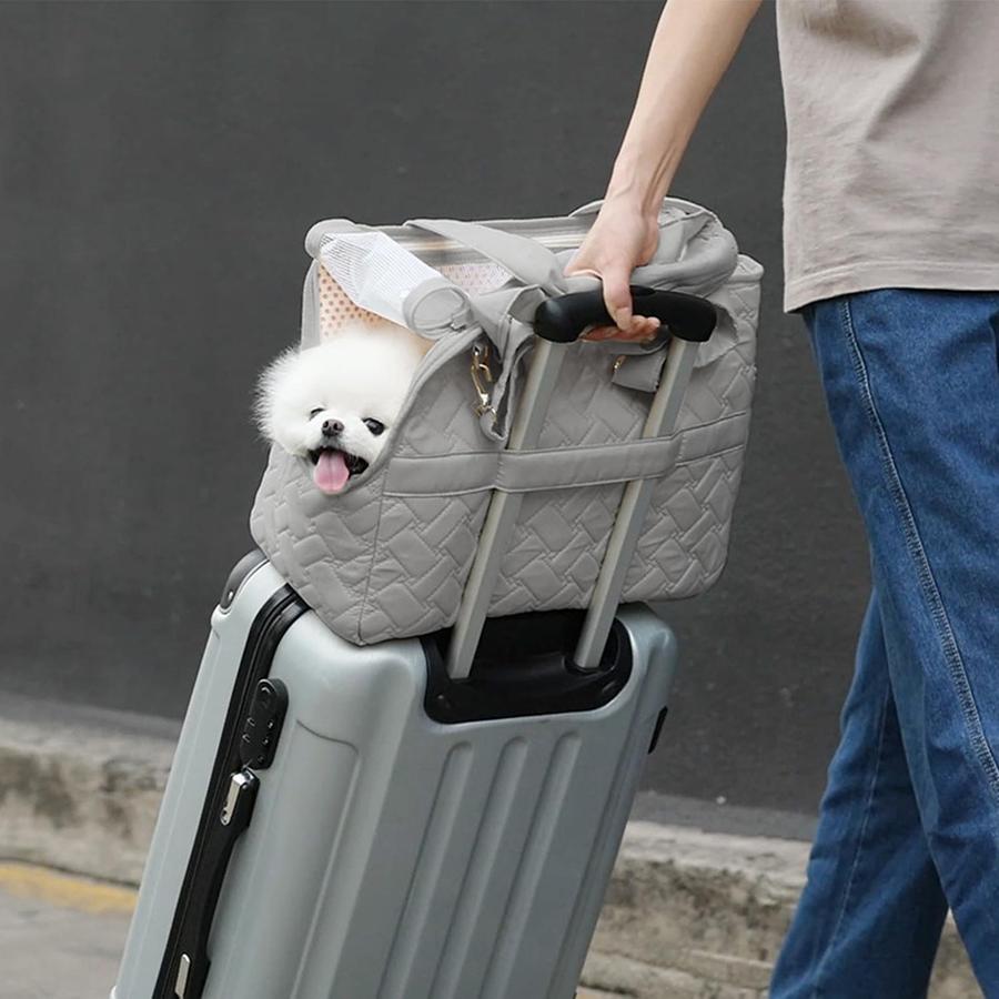 Cat Carrier Portable Breathable Car Pet Travel Bag for Small Dogs and Cats