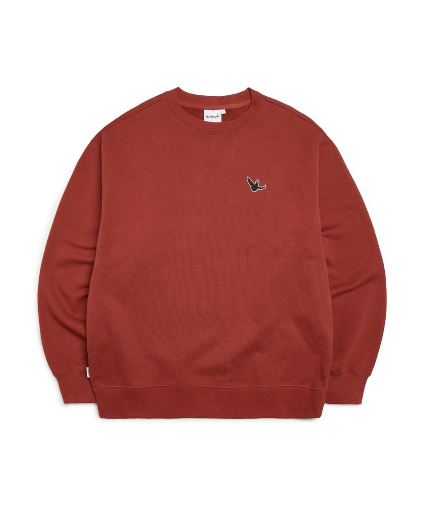 MARK GONZALES Angel Wappen Sweatshirt - Red